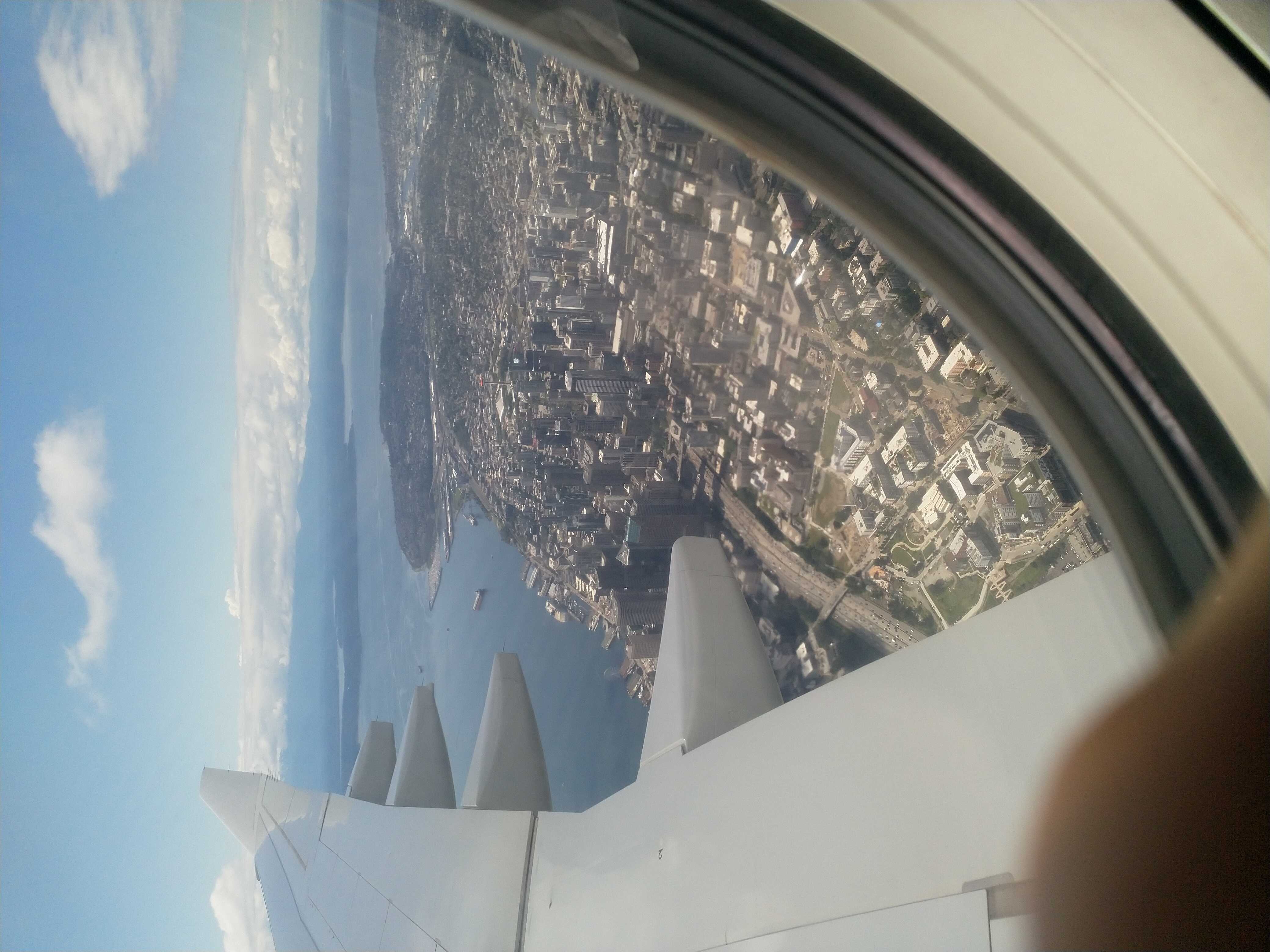 Seattle from the air.